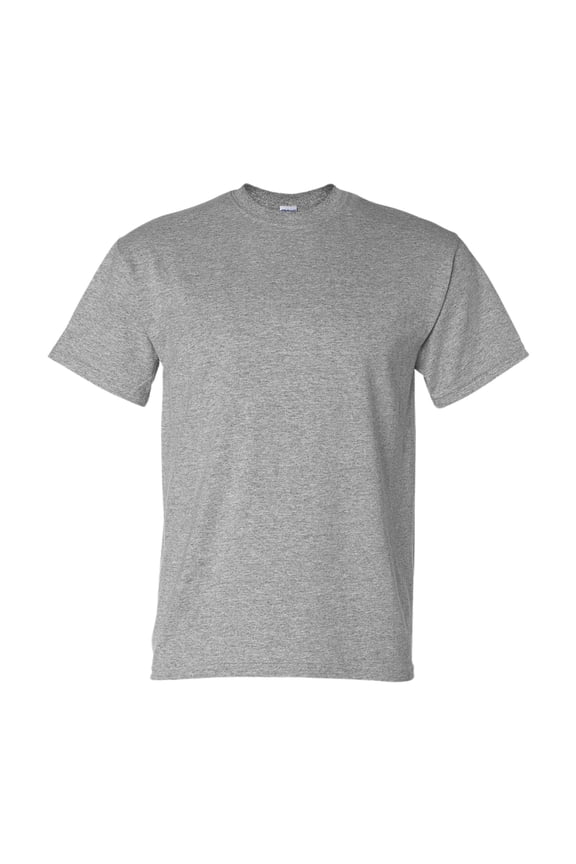 ® Unisex Dryblend Short Sleeve T-Shirt, 50/50 Cotton/Polyester Casual Plain Tee (Sport-Grey, M)