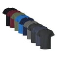 thumbnail image 1 of Crown Craze® Unisex Max Heavyweight T-Shirt, 100% USA Cotton Bulk Tee, Assorted Short Sleeve Crewneck Plain Tees, (Dark Color 9 Pack, 4XL), 1 of 7