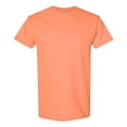 thumbnail image 1 of Crown Craze® Unisex Short Sleeve T-Shirt, 100% Cotton Classic Heavy Crew Neck Tee (Tangerine, 5XL), 1 of 6