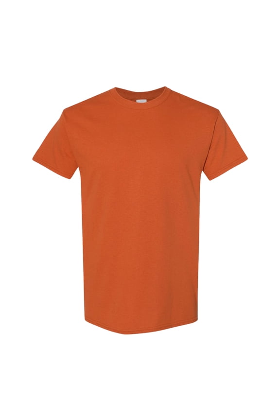 ® Unisex Short Sleeve T-Shirt, 100% Cotton Classic Heavy Crew Neck Tee (Texas-Orange, 4XL)