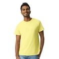 thumbnail image 1 of Crown Craze® Unisex Short Sleeve T-Shirt, 100% Cotton Plain Comfortable Tee (Cornsilk, XL), 1 of 6