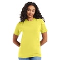 thumbnail image 1 of Crown Craze® Women’s Beefy-T Short Sleeve T Shirt, 100% Ring-Spun Cotton Crew Neck Casual Tee (Yellow, 5XL), 1 of 7