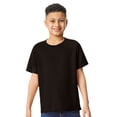 thumbnail image 1 of Crown Craze® Youth Short Sleeve T-Shirt Classic fit Tees 100% Cotton Wholesale Plain Tee Shirt for Kid (Black, S), 1 of 6
