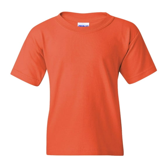 Crown Craze® Youth Short Sleeve T-Shirt Classic fit Tees 100% Cotton Wholesale Plain Tee Shirt for Kid (Coral Silk, XS)