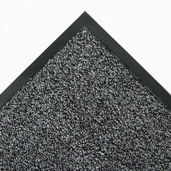 Crown Cross-Over Indoor/Outdoor Wiper/Scraper Mat, Olefin/Poly, 48 x 72, Gray