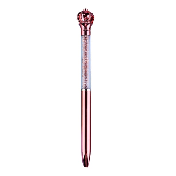 Crown Crystal Ballpoint Pen, Glitter Metal Pen for Students Office Classroom Supplies Luxury Gift