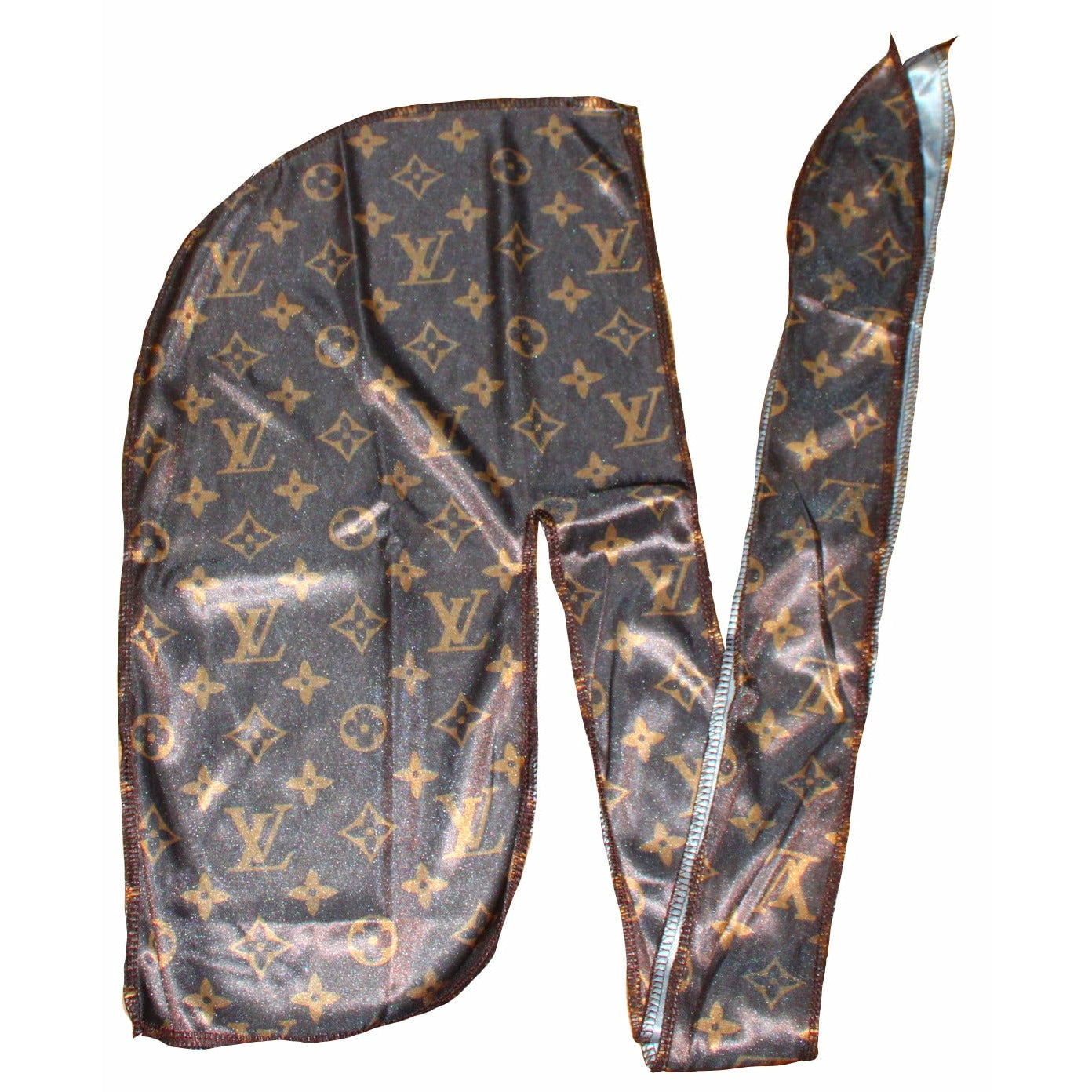 Crown Design Durags Silky LV Brown