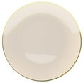 thumbnail image 1 of Crown Display 40 Premium Disposable Plastic 10 inch Dinner Plates - Classic Cream Design, 1 of 8
