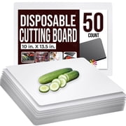 Crown Display 50 Ct Premium Plastic Cutting Boards 10"x13.5" Recyclable Sheets