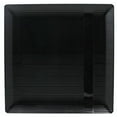 thumbnail image 1 of Crown Display Disposable-Black-Plastic-Plates-Square Linear (40 Pack) Wedding Dinner (7.5"), 1 of 9