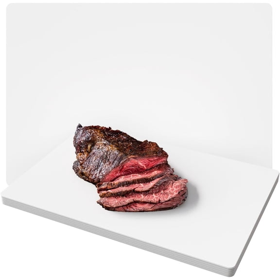 Crown Display Disposable Cutting Boards for Kitchen, 50 Count White Flexible Cutting Board Sheets, 18" x 24" XL Recyclable Disposable Cutting Mats