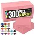 thumbnail image 1 of Crown Display Pink Beverage Napkins - 300 Count, 1 of 8