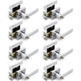 thumbnail image 1 of Crown Door Lever Chrome Keyed Door Handle 8 Pack by Villar Home Designs, 1 of 8