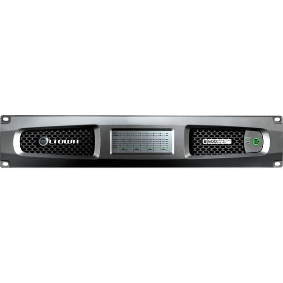 Eight-channel, 600W @ 4? Analog Power Amplifier, 70V/100V
