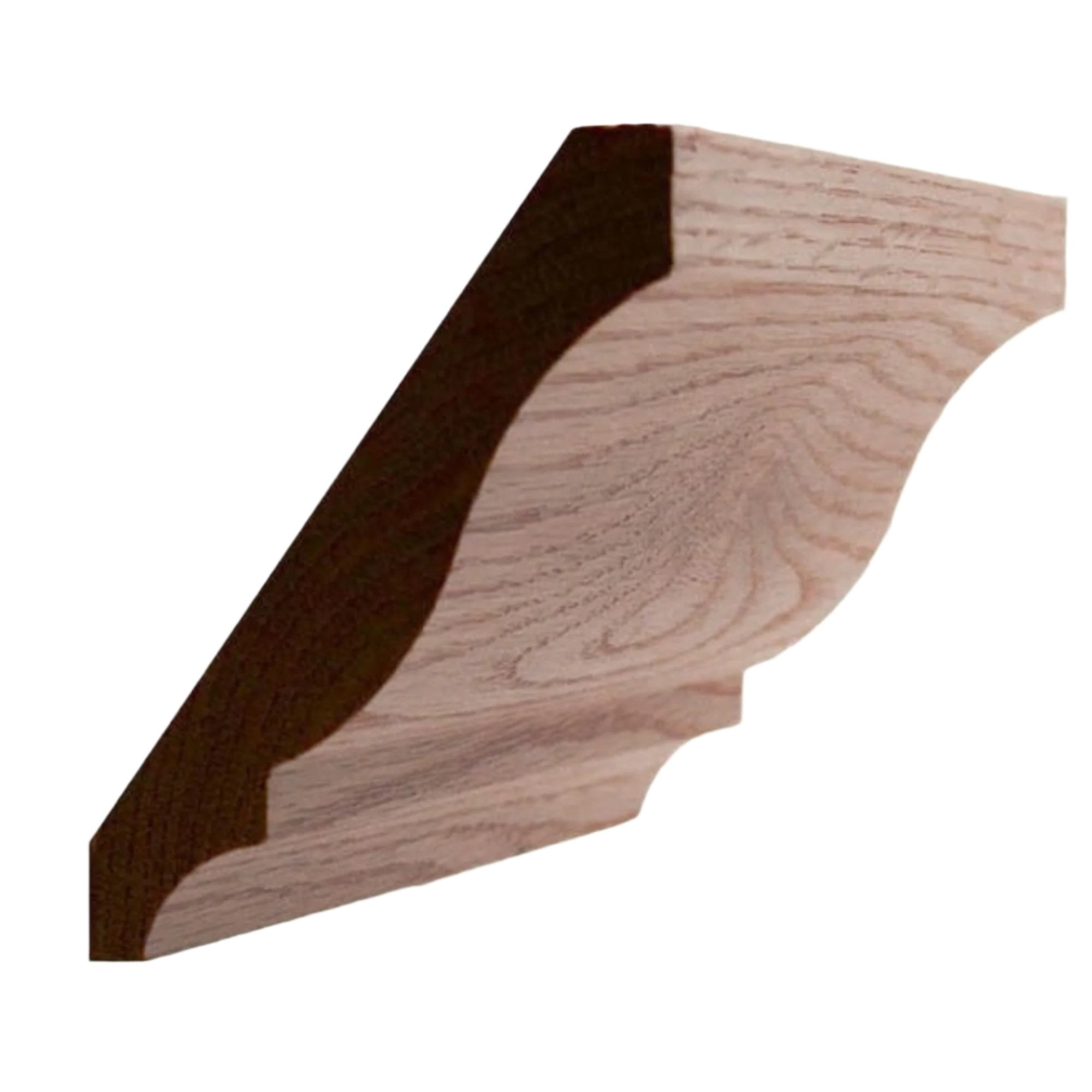 Colonial Red Oak Crown Moulding Trim, 94 Inches