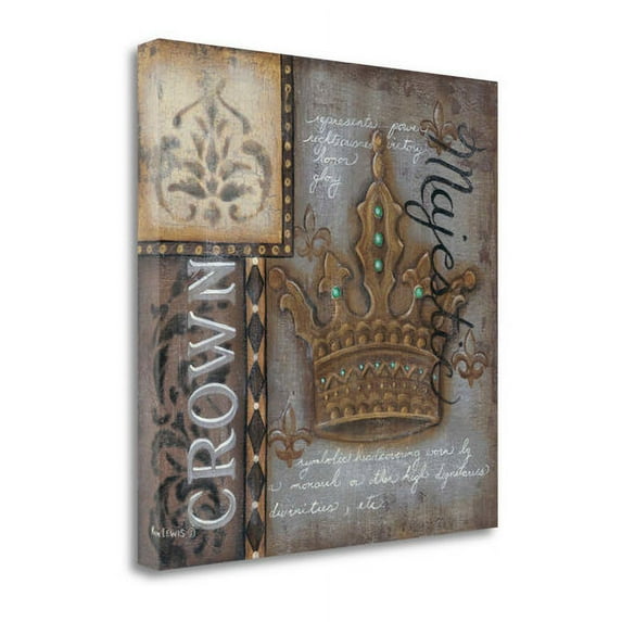 Crown' Graphic Art Print on Canvas