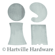 Crown Hand Tools 4-Piece Mini Cabinet Scraper Set 376M