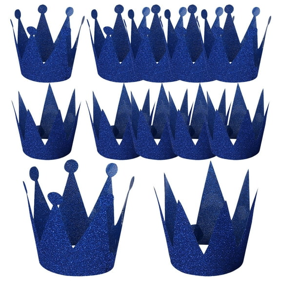 Crown Hat Party Hats for Adults Birthday Props Photo Paper Baby Toddler 12 Pcs