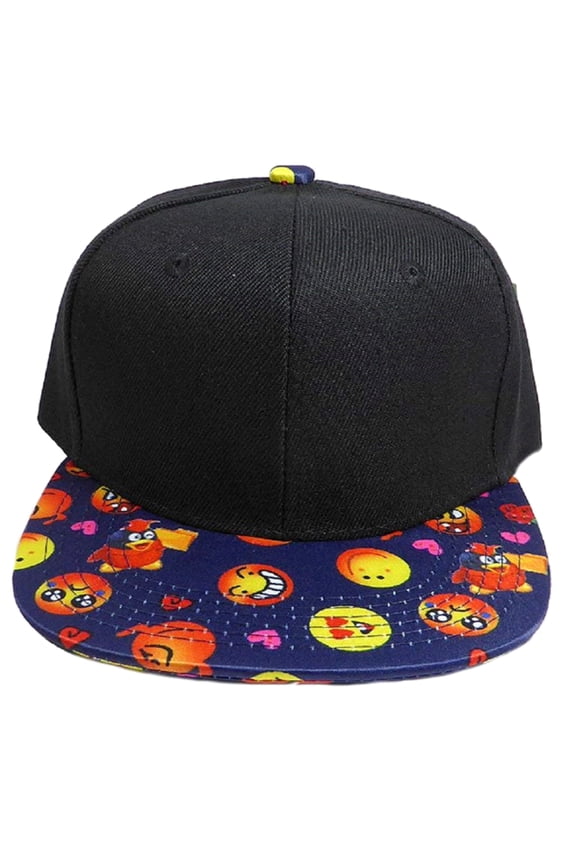 Crown Hats Emojicons Snapback Adult Adjustable Baseball Cap Graphic Print Bill One Size Fits Most