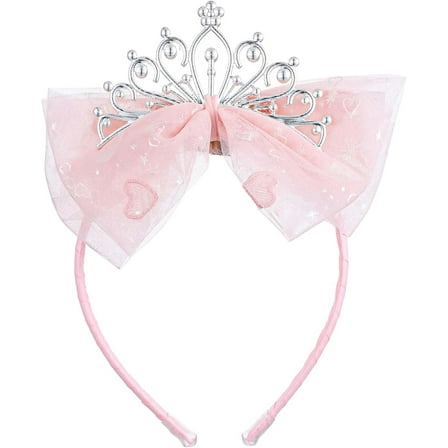 Crown Headband Princess Tiara Headband Princess Crown for Graduation Birthday Party Fairy Costume Hair Accessories