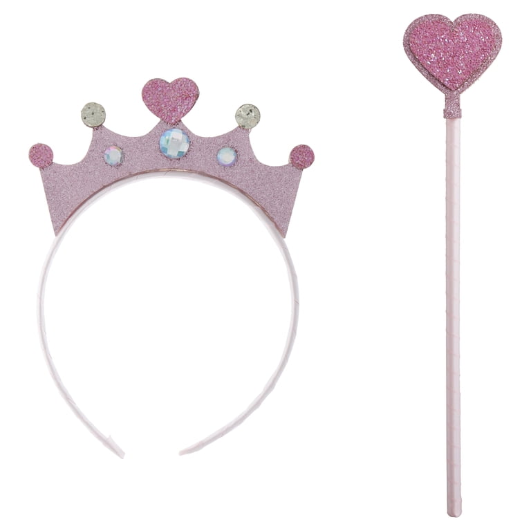 Pink Witch Costume Accessories Set Crown and Wand for Women Parties Amazon.com: Yearntown 7 Pcs Pink Princess Green Witch  main image 2