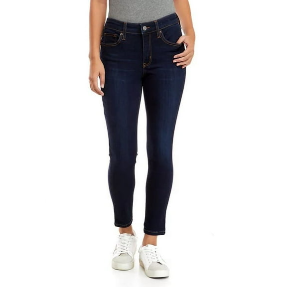 Crown & Ivy CAPE WASH Women's Petite Mid Rise Skinny Jeans, US 4P