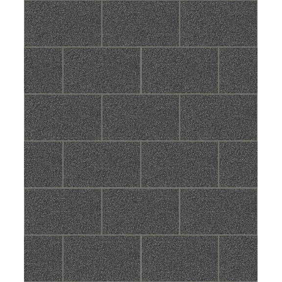 Crown Joan Black Tile Wallpaper