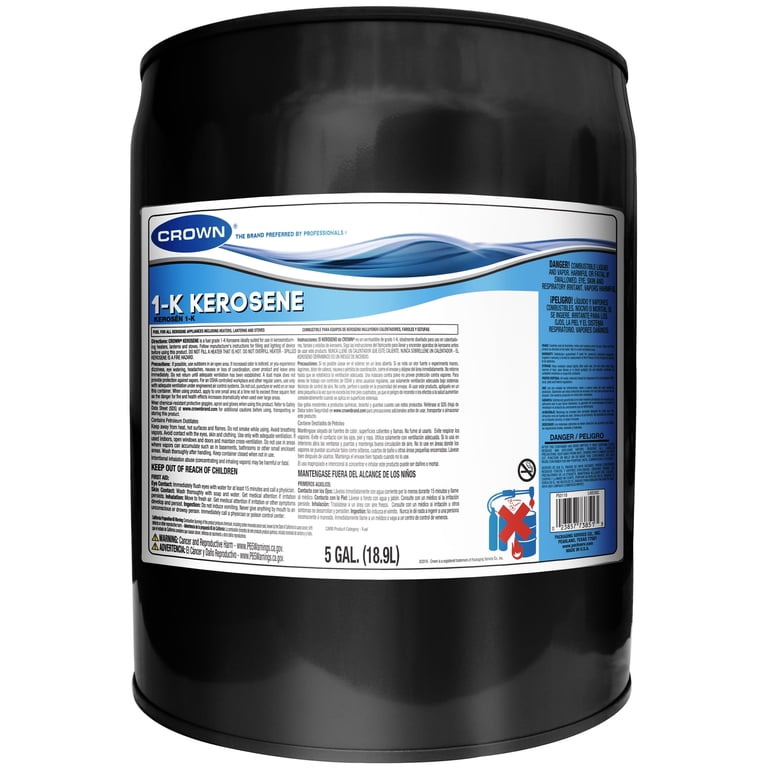 Crown K-1 Kerosene Clean Burning Fuel for Heaters Lanterns and