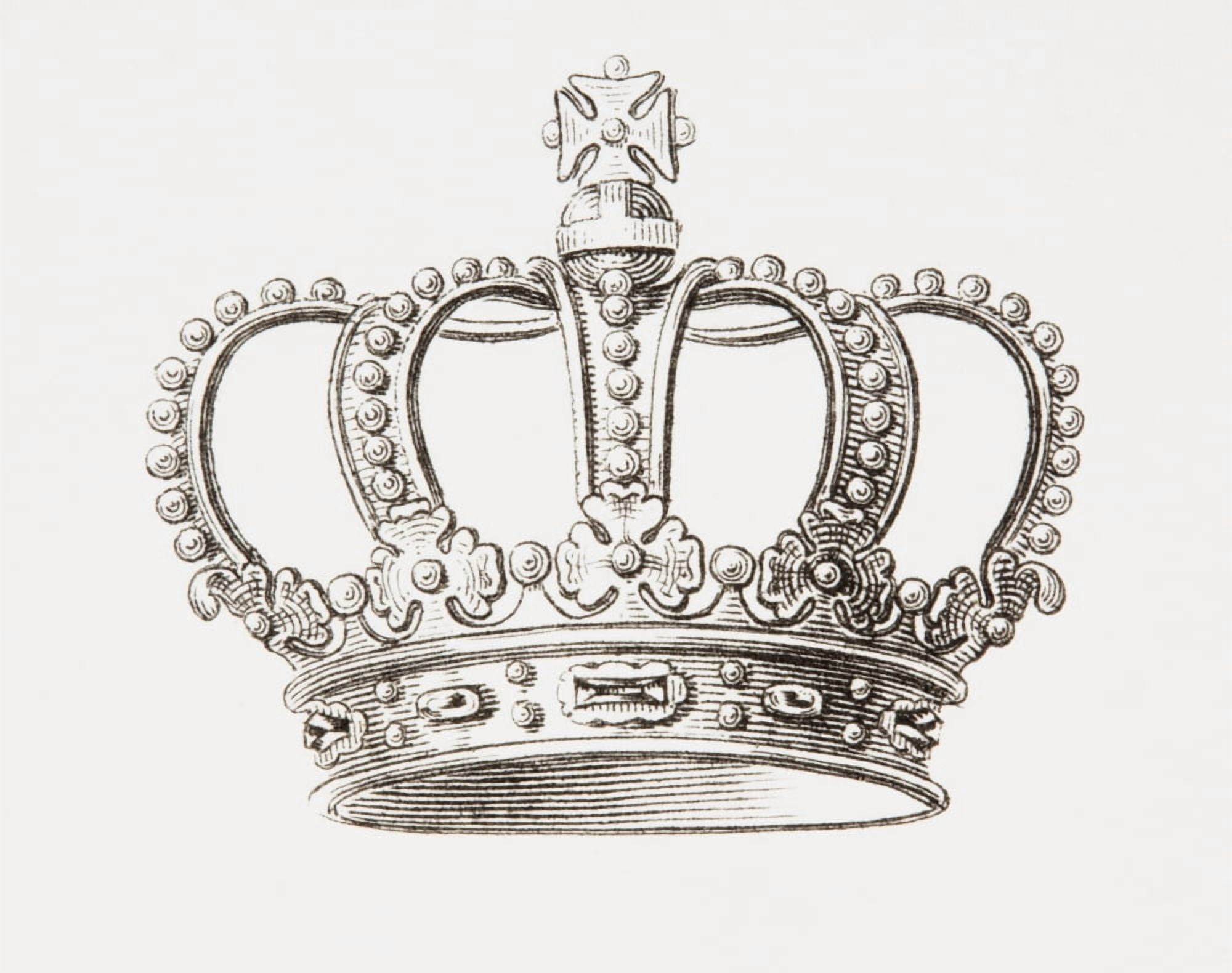 Crown Of The Kingdom Of The Netherlands From The Cyclopaedia Or Universal Dictionary Of Arts Sciences And Literature By Abraham Rees Published London 1820 Canvas Art - Ken Welsh Design Pics (17 x 13)