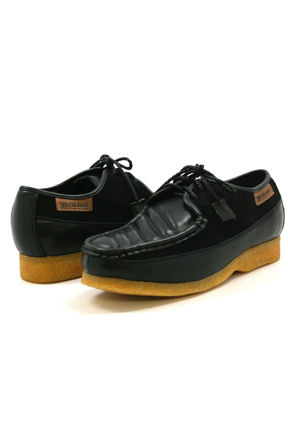 Crown Leather Lace-Up Shoe by The British Collection - Stylish and Comfortable