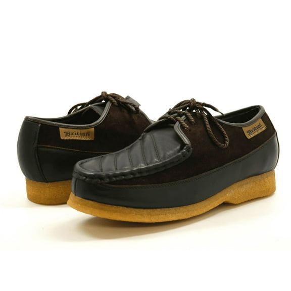 Crown Leather Lace-Up Shoe by The British Collection - Stylish and Comfortable