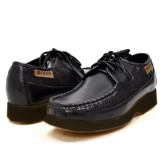 Crown Leather Lace-Up Shoe by The British Collection - Stylish and Comfortable