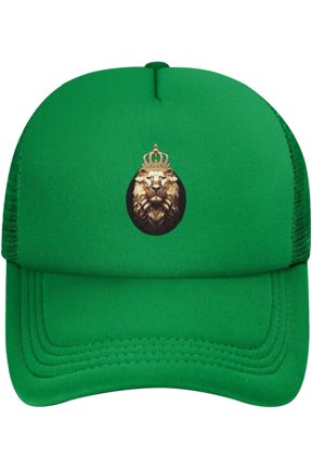 Crown Lion Baseball Cap Golf Dad Hat Adjustable Original Classic Low Profile Polyester Hat Men Women