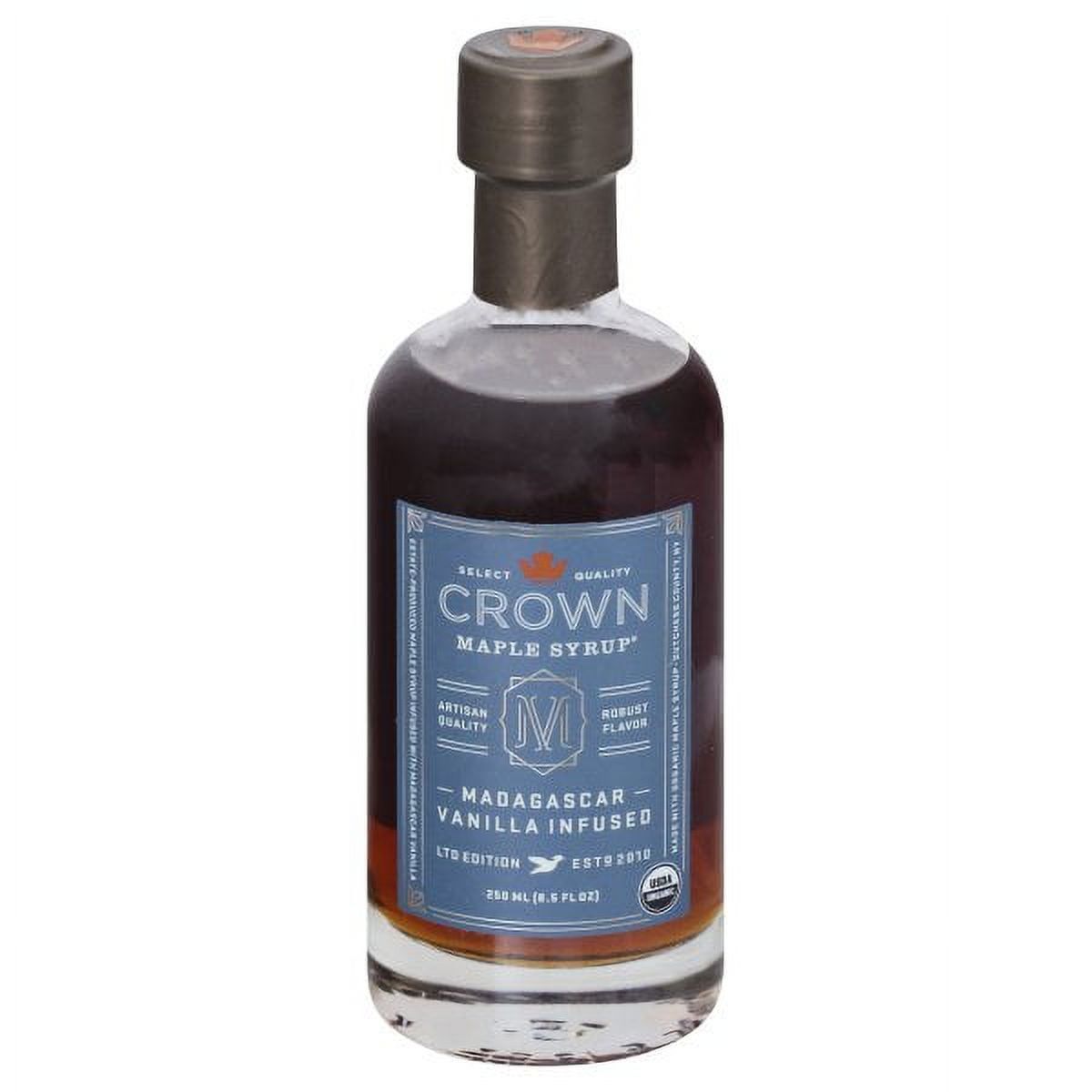 Crown Maple KHFM00301620 Syrup Maple Madagascar Vanilla - 8.5 fl oz Pack Of 8