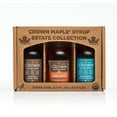thumbnail image 1 of Crown Maple Organic Maple Syrup with Three 1.7 fl oz Bottles: Amber 100%Pure, Bourbon & Vanilla, 1 of 9