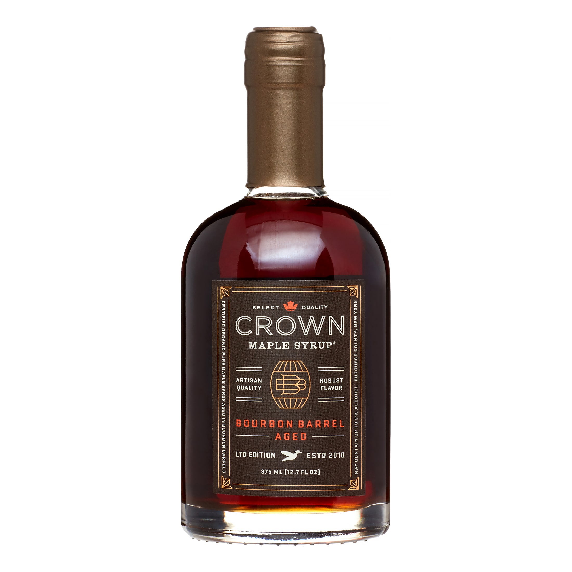Crown Maple Syrup, Bourbon Barrel Aged, 12.7 Fl Oz