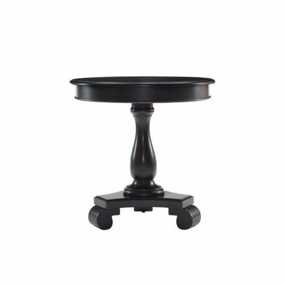 Crown Mark Constance Round Pedestal End Table