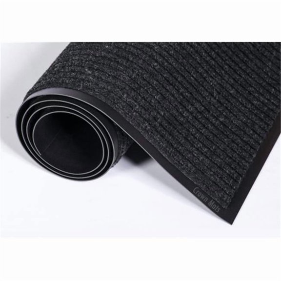 Crown Mats & Matting Cwn 3 X 5 Ft. Needle Rib Mat - Charcoal - 3 x 5 ft.