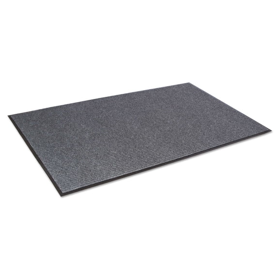 Crown Needle Rib Wipe And Scrape Mat, 36" x 60", Gray