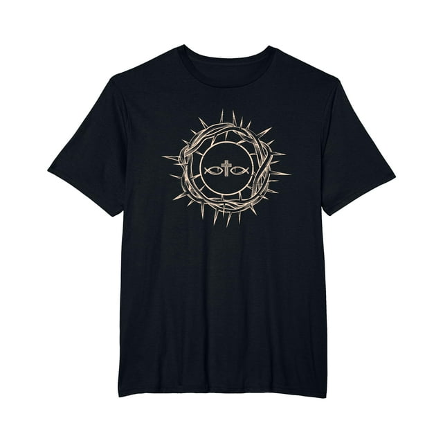 Crown of thorns christ catholic prayer bible verse faithful t shirt