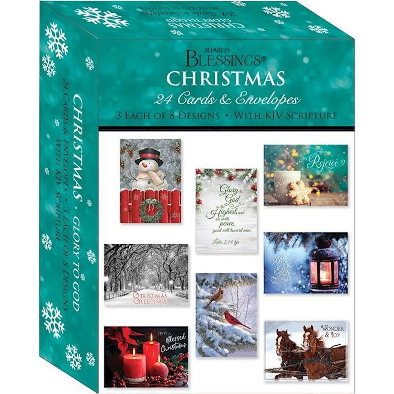 Crown Point Graphics 253838 Boxed Card Shared BlessingsChristmasGlory to God & Large