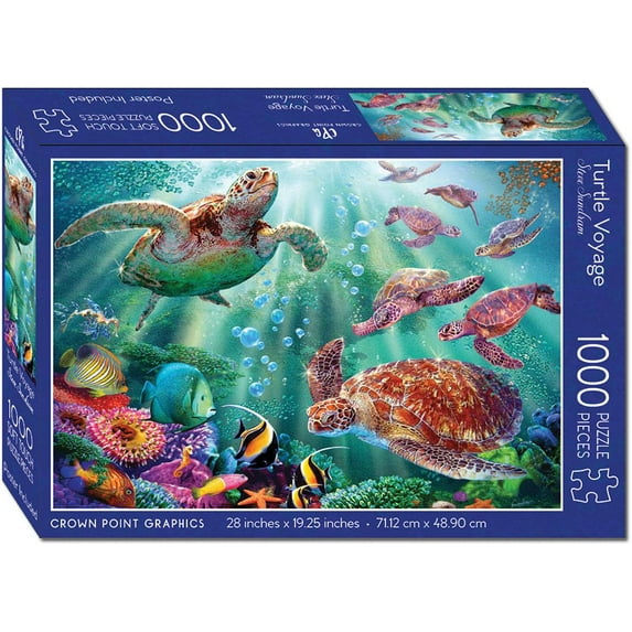 Turtle Voyage - 1000 Piece Jigsaw Puzzle