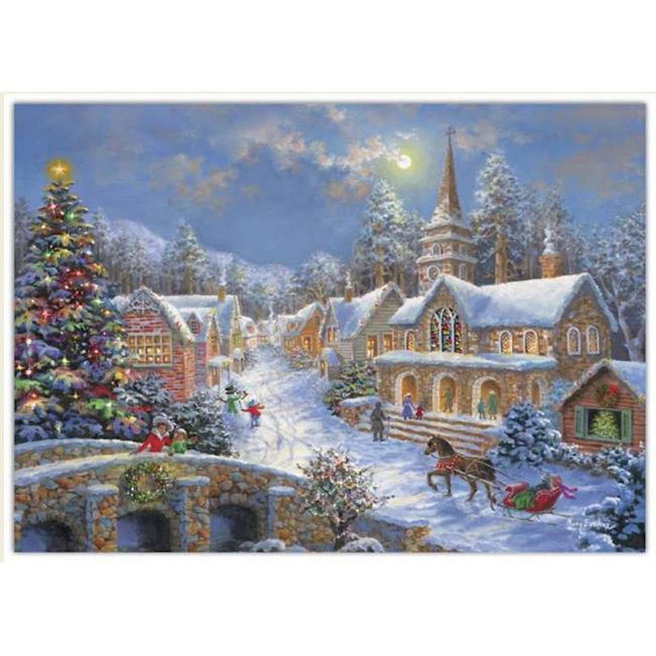 Crown Point Graphics 31161X Heaven on Earth Nicky Boehme Christmas ...