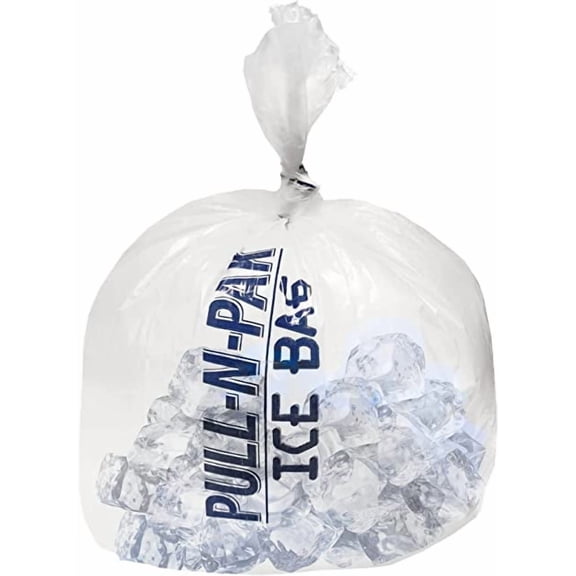 Crown Poly Inc Ice Bags, Dispensing System, Training Room Pak, 15" x 20", 650 Bags per Roll