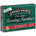 thumbnail image 1 of Crown Prince 1-Layer Brisling Sardines in Tomato (Pack of 14), 1 of 1
