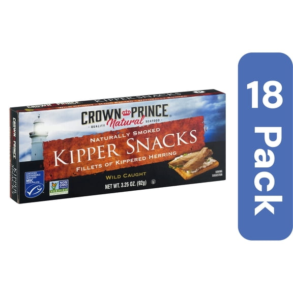 Crown Prince Kipper Snacks 3.25 oz (Pack Of 18)