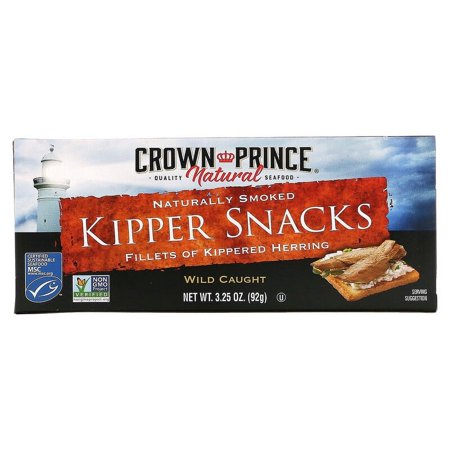 Crown Prince Natural, Kipper Snacks, Naturally Smoked, 3.25 oz