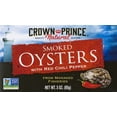 thumbnail image 1 of Crown Prince Natural Smoked Oysters with Red Chili Pepper, 3 oz Can, 1 of 7