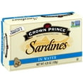 thumbnail image 1 of Crown Prince Natural Wild Caught Sardines, In Water, 4.25 oz (120 g), 1 of 2