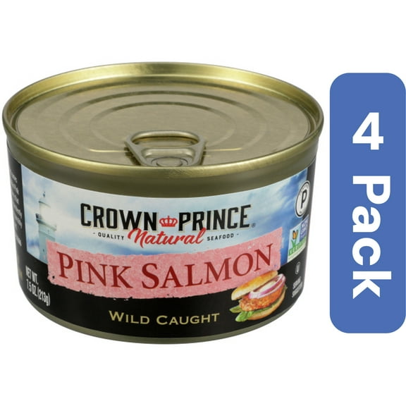 Crown Prince Wild Pink Salmon 7.5 oz (Pack Of 4)